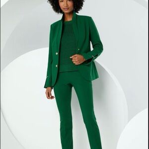Carlisle Collection Green “Monteverde” Blazer and Pants Set